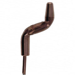 Tuffaloy - Spot Welder Tips For Use With: 4RW Electrode Holder Type: Double Bend Tip A Nose (Pointed) - Exact Tooling