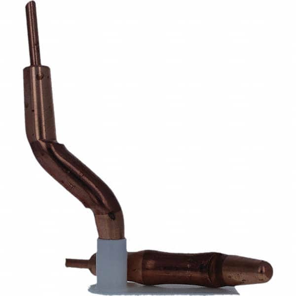 Tuffaloy - Spot Welder Tips For Use With: 4RW Electrode Holder Type: Double Bend Tip A Nose (Pointed) - Exact Tooling