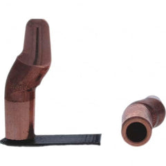 Tuffaloy - Spot Welder Tips For Use With: 4RW Electrode Holder Type: Double Bend Tip A Nose (Pointed) - Exact Tooling