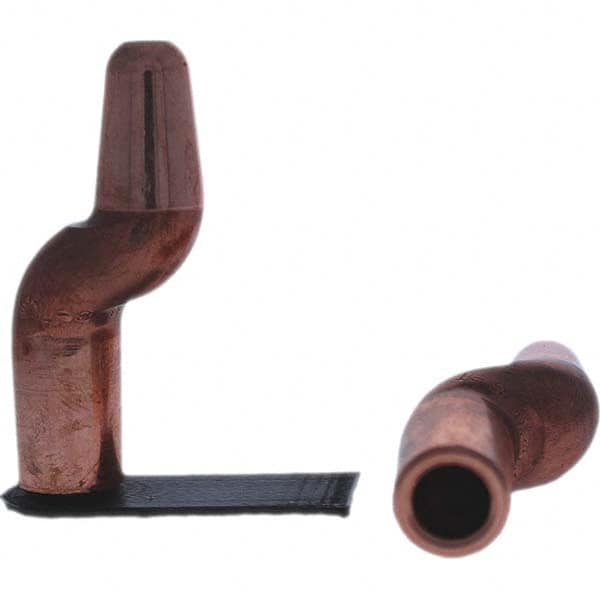 Tuffaloy - Spot Welder Tips For Use With: 5RW Electrode Holder Type: Double Bend Tip A Nose (Pointed) - Exact Tooling