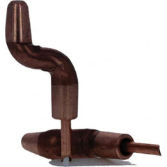Tuffaloy - Spot Welder Tips For Use With: 5RW Electrode Holder Type: Double Bend Tip A Nose (Pointed) - Exact Tooling