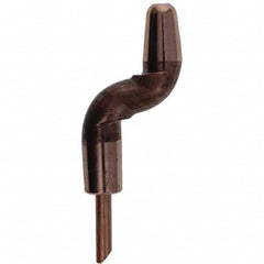 Tuffaloy - Spot Welder Tips For Use With: 5RW Electrode Holder Type: Double Bend Tip A Nose (Pointed) - Exact Tooling