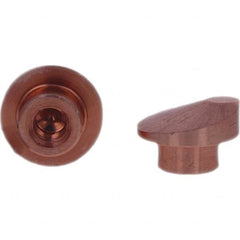 Tuffaloy - Spot Welder Tips For Use With: Socket Or Paddle Type Holder Type: Socket Tip D Nose (Offset) - Exact Tooling