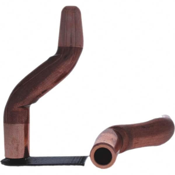 Tuffaloy - Spot Welder Tips For Use With: 5RW Electrode Holder Type: Double Bend Tip A Nose (Pointed) - Exact Tooling
