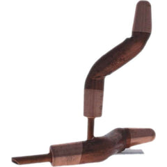 Tuffaloy - Spot Welder Tips For Use With: 5RW Electrode Holder Type: Double Bend Tip A Nose (Pointed) - Exact Tooling