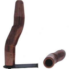 Tuffaloy - Spot Welder Tips For Use With: 5RW Electrode Holder Type: Double Bend Tip A Nose (Pointed) - Exact Tooling