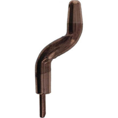Tuffaloy - Spot Welder Tips For Use With: 5RW Electrode Holder Type: Double Bend Tip A Nose (Pointed) - Exact Tooling
