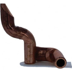 Tuffaloy - Spot Welder Tips For Use With: 4RW Electrode Holder Type: Double Bend Tip D Nose (Offset) - Exact Tooling