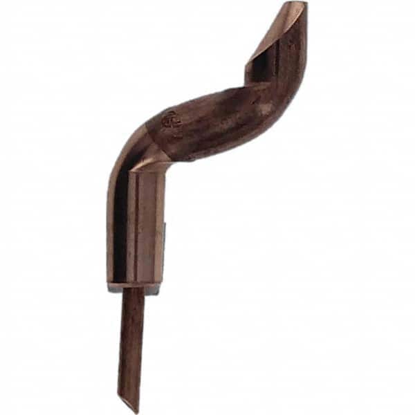 Tuffaloy - Spot Welder Tips For Use With: 4RW Electrode Holder Type: Double Bend Tip D Nose (Offset) - Exact Tooling