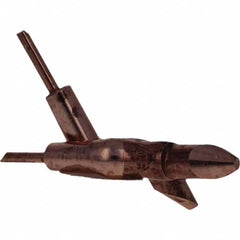 Tuffaloy - Spot Welder Tips For Use With: 4RW Electrode Holder Type: Double Bend Tip D Nose (Offset) - Exact Tooling