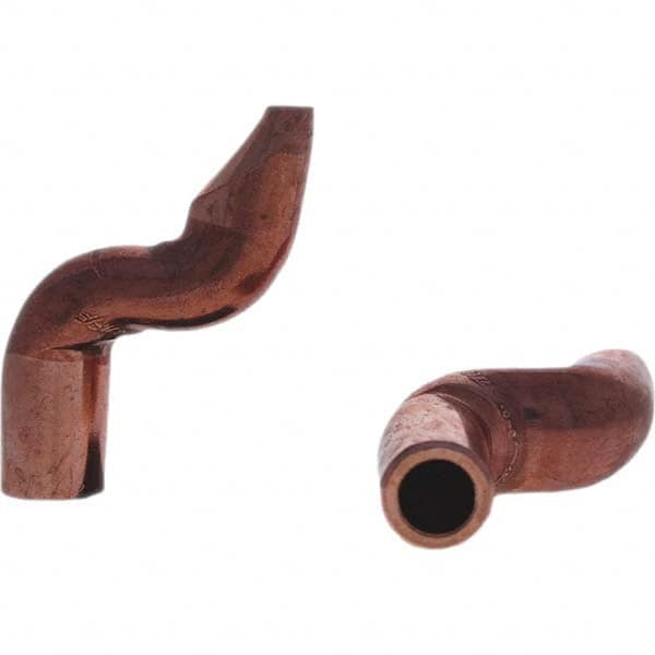 Tuffaloy - Spot Welder Tips For Use With: 4RW Electrode Holder Type: Double Bend Tip D Nose (Offset) - Exact Tooling