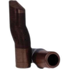 Tuffaloy - Spot Welder Tips For Use With: 4RW Electrode Holder Type: Double Bend Tip D Nose (Offset) - Exact Tooling
