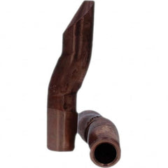 Tuffaloy - Spot Welder Tips For Use With: 5RW Electrode Holder Type: Double Bend Tip D Nose (Offset) - Exact Tooling