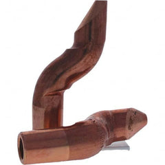 Tuffaloy - Spot Welder Tips For Use With: 5RW Electrode Holder Type: Double Bend Tip D Nose (Offset) - Exact Tooling