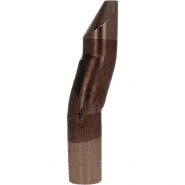 Tuffaloy - Spot Welder Tips For Use With: 5RW Electrode Holder Type: Double Bend Tip D Nose (Offset) - Exact Tooling