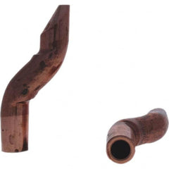 Tuffaloy - Spot Welder Tips For Use With: 5RW Electrode Holder Type: Double Bend Tip D Nose (Offset) - Exact Tooling