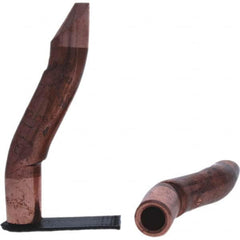 Tuffaloy - Spot Welder Tips For Use With: 5RW Electrode Holder Type: Double Bend Tip D Nose (Offset) - Exact Tooling