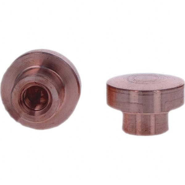 Tuffaloy - Spot Welder Tips For Use With: Socket Or Paddle Type Holder Type: Socket Tip F Nose (Radius) - Exact Tooling