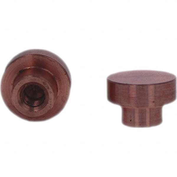 Tuffaloy - Spot Welder Tips For Use With: Socket Or Paddle Type Holder Type: Socket Tip C Nose (Flat) - Exact Tooling