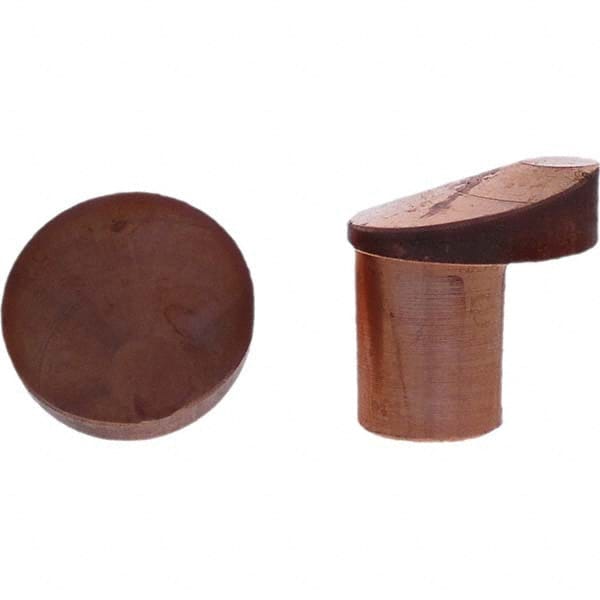 Tuffaloy - Spot Welder Tips For Use With: 4RW Electrode Holder Type: Paddle Tip D Nose (Offset) - Exact Tooling