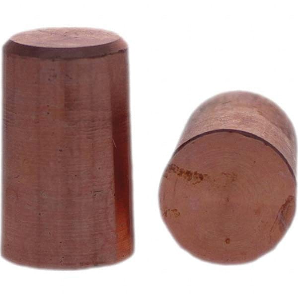 Tuffaloy - Spot Welder Tips For Use With: 4RW Electrode Holder Type: Paddle Tip C Nose (Flat) - Exact Tooling