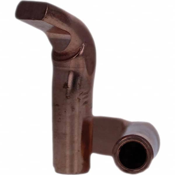 Tuffaloy - Spot Welder Tips For Use With: 5RW Electrode Holder Type: Single Bend Tip Spade Nose - Exact Tooling