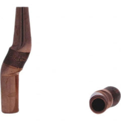 Tuffaloy - Spot Welder Tips For Use With: 4RW Electrode Holder Type: Misc Double Bend Tip C Nose (Flat) - Exact Tooling