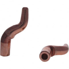 Tuffaloy - Spot Welder Tips For Use With: 5RW Electrode Holder Type: Misc Double Bend Tip A Nose (Pointed) - Exact Tooling