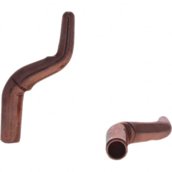 Tuffaloy - Spot Welder Tips For Use With: 4RW Electrode Holder Type: Misc Double Bend Tip A Nose (Pointed) - Exact Tooling
