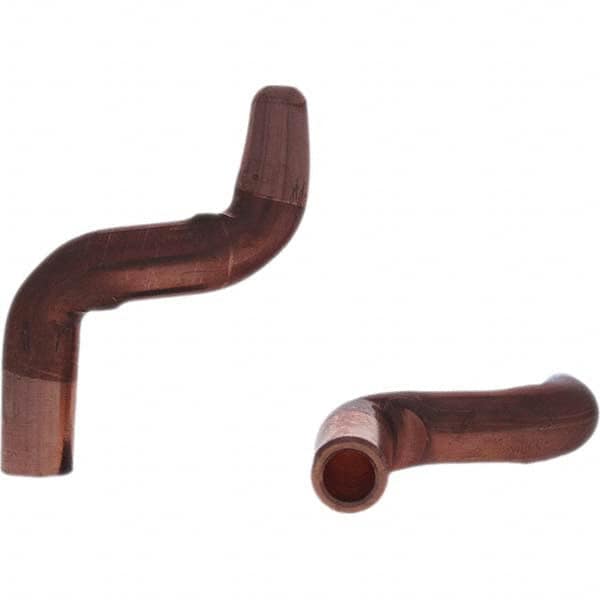 Tuffaloy - Spot Welder Tips For Use With: 5RW Electrode Holder Type: Misc Double Bend Tips A Nose (Pointed) - Exact Tooling