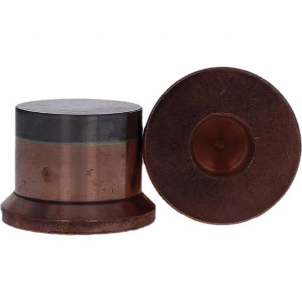 Tuffaloy - Spot Welder Tips For Use With: HP Size 2 High Pressure Holder Type: High Pressure Tip C Nose (Flat) - Exact Tooling