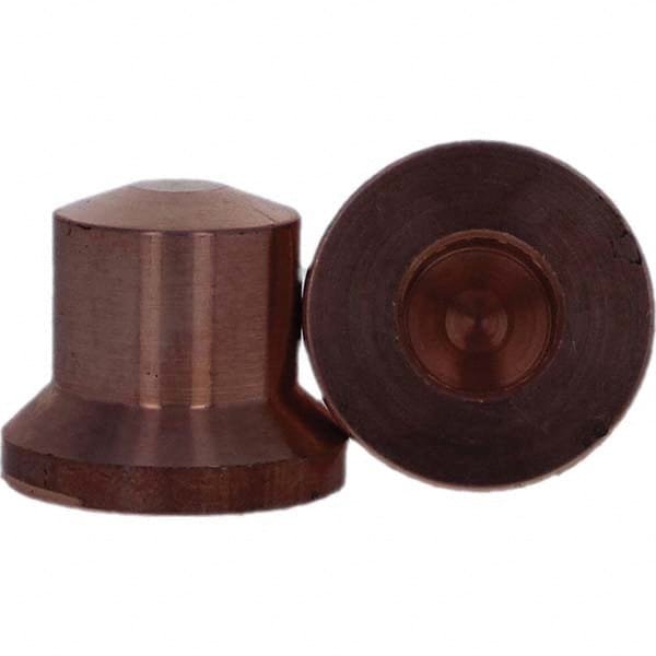 Tuffaloy - Spot Welder Tips For Use With: HP Size 1 High Pressure Holder Type: High Pressure Tip E Nose (Truncated) - Exact Tooling