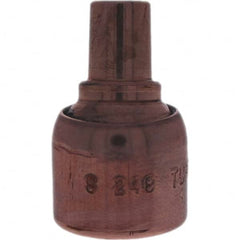 Tuffaloy - Spot Welder Tips For Use With: 5RW Cap Taper Electrode Holder Type: Swivel Tip - Exact Tooling