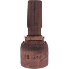 Tuffaloy - Spot Welder Tips For Use With: 4RW Electrode Holder Type: Swivel Tip - Exact Tooling
