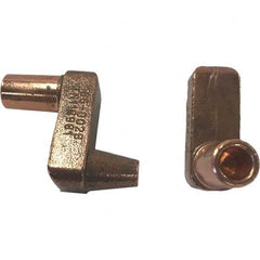 Tuffaloy - Spot Welder Tips For Use With: 5RW Electrode Holder Type: Misc Double Bend Tip E Nose (Truncated) - Exact Tooling