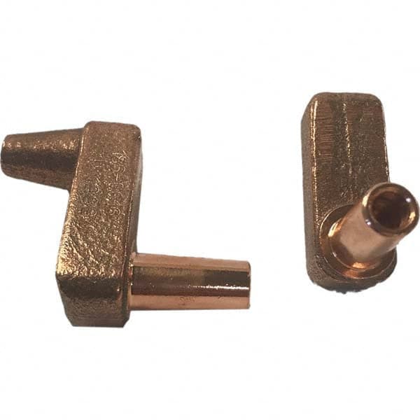 Tuffaloy - Spot Welder Tips For Use With: 4RW Electrode Holder Type: Misc Double Bend Tip E Nose (Truncated) - Exact Tooling
