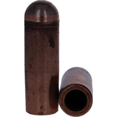 Tuffaloy - Spot Welder Tips For Use With: 5RW Electrode Holder Type: Refactory Straight Tip B Nose (Dome) - Exact Tooling