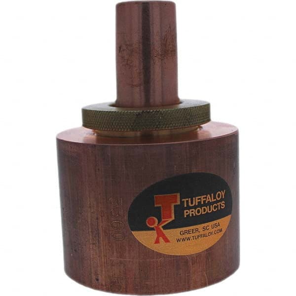 Tuffaloy - Spot Welder Tips For Use With: 7RW Electrode Holder Type: Swivel Tip - Exact Tooling