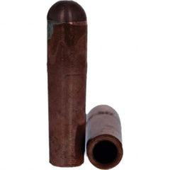 Tuffaloy - Spot Welder Tips For Use With: 4RW Electrode Holder Type: Refactory Straight Tip B Nose (Dome) - Exact Tooling