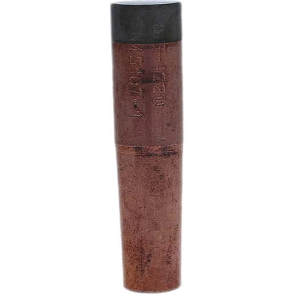 Tuffaloy - Spot Welder Tips For Use With: 4RW Electrode Holder Type: Refactory Straight Tip C Nose (Flat) - Exact Tooling