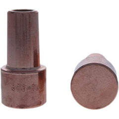 Tuffaloy - Spot Welder Tips For Use With: 5RW Electrode Holder Type: Backup Electrode Round Face - Exact Tooling