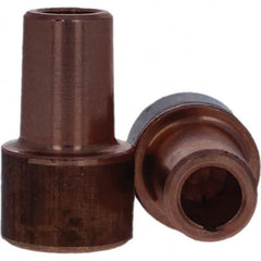 Tuffaloy - Spot Welder Tips For Use With: 5RW Electrode Holder Type: Backup Electrode Round Face - Exact Tooling
