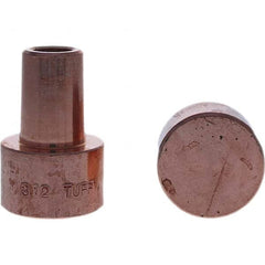 Tuffaloy - Spot Welder Tips For Use With: 5RW Electrode Holder Type: Backup Electrode Round Face - Exact Tooling