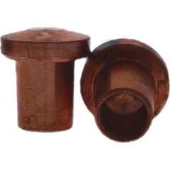 Tuffaloy - Spot Welder Tips For Use With: 5RW Cap Taper Electrode Holder Type: Paddle Tip E Nose (Truncated) - Exact Tooling