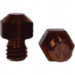 Tuffaloy - Spot Welder Tips For Use With: 3/8-16 Threaded Electrode Holder Type: Threaded Tip A Nose (Pointed) - Exact Tooling