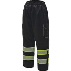 GSS Safety - Size L/XL Black Waterproof & Cold Weather Pants - Exact Tooling