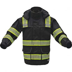 GSS Safety - Size 2XL Black Waterproof & Cold Weather Jacket - Exact Tooling