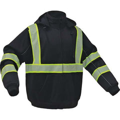 GSS Safety - Size M Black High Visibility Sweatshirt - Exact Tooling