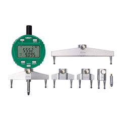 Insize USA LLC - Radius Gage Sets; Minimum Radius (mm): 5.00 ; Minimum Radius (Decimal Inch): 0.2000 ; Maximum Radius (mm): 910.00 ; Maximum Radius (Decimal Inch): 35.8300 ; Number of Pieces: 6 ; Material: Steel - Exact Tooling