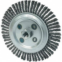 Osborn - 7" OD, 5/8-11 Arbor Hole, Stringer Bead Carbon Wheel Brush - Exact Tooling